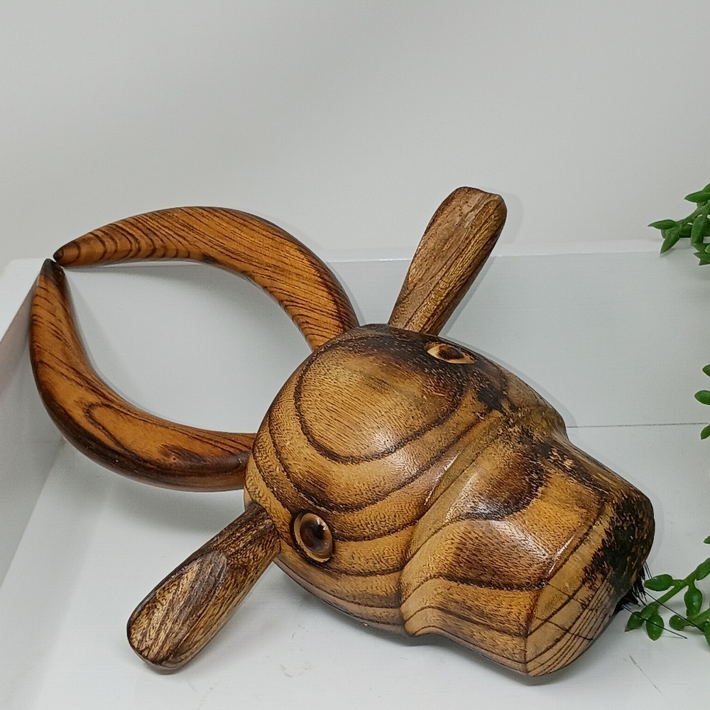 Wooden Bull Brush